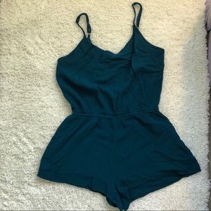 Romper Forever 21 Summer One piece Teal Green Free